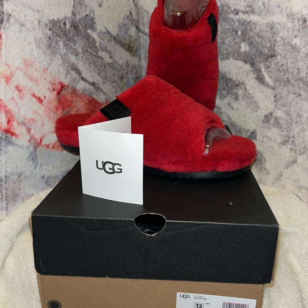 Rare. UGG MEN'S FLUFF YOU SLIPPERS. Size 13